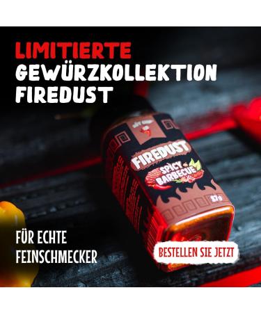  HOT CHIP HOT CHIP Firedust Firedust Spice Gift Box 8 x 73g Spice Mix - Pizza BBQ Fish Potatoes Spices & More - Spicy Cheese Spices with Paprika and Celery - Perfect for - Buy Online on GoSupps.com