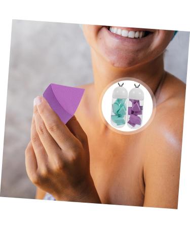 NOLITOY 2 Capsule Bottle Beauty Egg Makeup Sponges - Hydrophilic Polyurethane Blender for Flawless Foundation | International Shipping - Buy Online on GoSupps.com