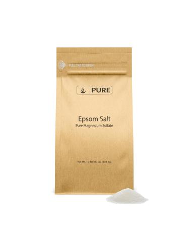 Pure Original Ingredients Epsom Salt (10 lb) Pure Magnesium Sulfate Food Grade Soaking Solution