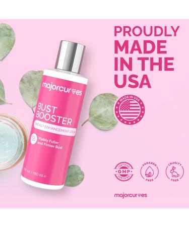 Major Curves Bust Booster Breast Enhancement Cream Firming and Lifting Formula for Bigger Fuller Rounder Curves and Volume Natural Bust Enhancer for Women Made in USA - Buy Online on GoSupps.com
