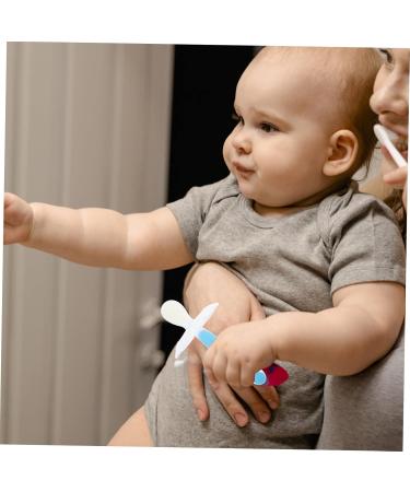 Beavorty Silicone Toothbrush for Babies - Gentle Tooth Cleaning Brush & Bite Toy for Milk Teeth | Baby Teeth Care Tool in Pink - Buy Online on GoSupps.com