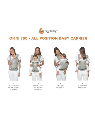 Ergobaby Omni 360 Baby Carrier with Lumbar Support - Pure Black | Newborn to Toddler, 7-45 lbs | 1 Count - Buy Online on GoSupps.com