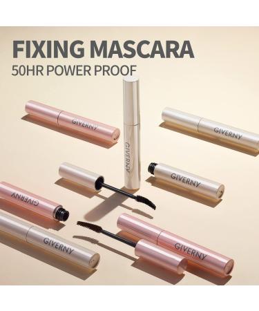 GIVERNY Milchak Fixing Mascara - Fiber Mascara for Dramatic Long Lashes | Waterproof & Smudge Proof Formula | 0.24 fl.oz. (Black brown) - Buy Online on GoSupps.com