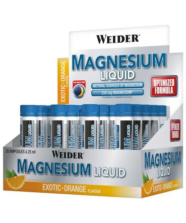 Weider Exotic Orange Liquid Magnesium Ampoule 20 x 25 ml
