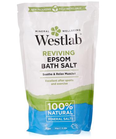 Westlab Reviving Epsom Salt 1kg Unscented 1 kg (Pack of 1)