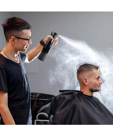 MRTREUP 10oz Hair Spray Bottle - Fine Mist Sprayer for Curly Hair, Hairstyling, Gardening - BPA Free, Black - Buy Online on GoSupps.com