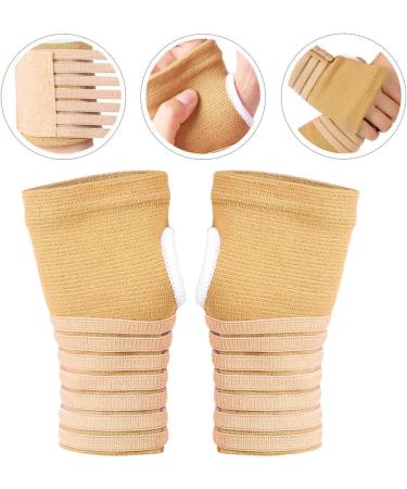 Buy 1 Pair Wrapped Compression Wrist Bracers for Carpal Support - Hand Stabilizer Brace & Splint - Ideal for Football & Volleyball - International Shipping Available - Buy Online on GoSupps.com
