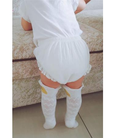 HASAKI Baby Diaper Cover - 2Pcs Toddler Newborn Linen Bloomer Set 9-12 Months Black+White - Buy Online on GoSupps.com