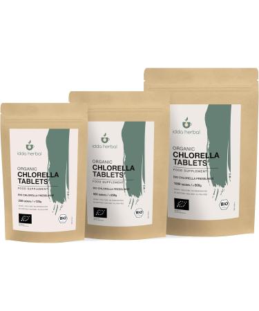 Buy Organic Bio Chlorella 500mg - 250 Vegan Tablets | Pure Chlorella Algae Supplements - Buy Online on GoSupps.com