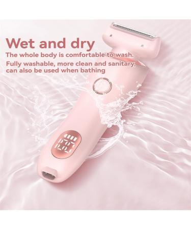 Duskofficial Razor Dusk Official The Glide Pro 3.0 Electric Razors for Women Portable Smooth Electric Shaver for Women 2 in 1 Waterproof Electric Shaver Razors Wet & Dry (Pink) - Buy Online on GoSupps.com