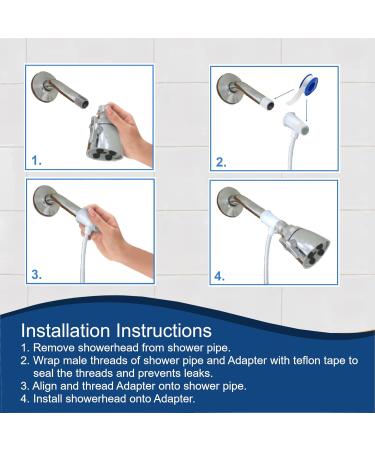 Dental Care System | Advanced Shower Water Flosser for Optimal Gum Health | Superior Home Dental Hygiene | Made in U.S.A - Buy Online on GoSupps.com