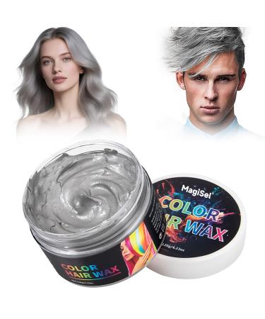 MagiForeign Temporary hair color gray for kids and adults instant cera coloring hair styling party and hairstyle natural matte hairstyle for parties cosplay