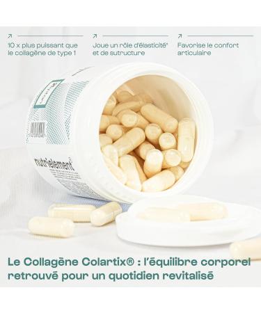 Nutrielement Colartix Collagen (Type 2) 400 capsules - Hydrolyzed collagen - 10 times stronger than Collagen Type 1 - Bones and Joints | By Nutrimuscle - Buy Online on GoSupps.com