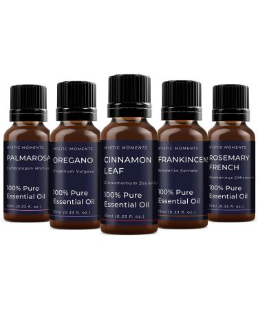 Mystic Moments Essential Oil Starter Pack - Yang - 5 x 10ml | 100% Pure Essential Oils for Aromatherapy - Buy Online on GoSupps.com