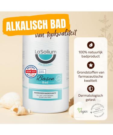 Sarenius Basenbad 1200 g Relaxation and skin care with basic bath salts ideal for deacidification and detoxing natural ingredients for a soft and invigorating bath - Buy Online on GoSupps.com