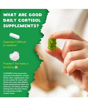 Cortisol Detox for Women Gummies Cortisol Reducer Detox Manager Magnesium Ashwagandha Rhodiola Rosea Herbal Complex for Mood/Focus & Sleep Maintain Healthy Cortisol Levels - 30 Day Vegan Supply Apple 60 Count (Pack of 1) - Buy Online on GoSupps.com