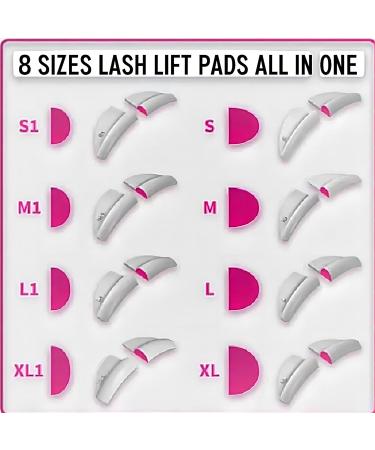 Lash Lift Silicone Pads - Glue-Free Eyelash Lifting Shields & Perm Rods for Ultra Curl - Perfect for Daily Makeup Parties & Dating | Y Brush Ribbon Cover Eye Patch Jelly Lami Roller - Buy Online on GoSupps.com