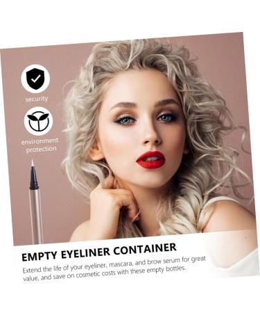 Mipcase 4pcs Eyeliner Empty Eyeliner Pencil Liquid Eyeliner Pen Makeup Tubes Fine Brush Straight Liquid - Buy Online on GoSupps.com
