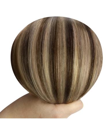 Youngsee Real Hair Clip-In Balayage Extensions - 45cm Remy Ombre Black Brown Blonde (120g 7 PCs) - Buy Online on GoSupps.com