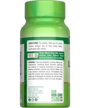 Nature's Truth Norwegian Cod Liver Oil | 100 Softgels | with EPA & DHA | Non-GMO & Gluten Free Supplement - Buy Online on GoSupps.com