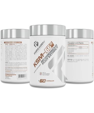 Forzagen KSM-66 Ashwagandha Root Extract Capsules 600mg 60 Count - Buy Online on GoSupps.com