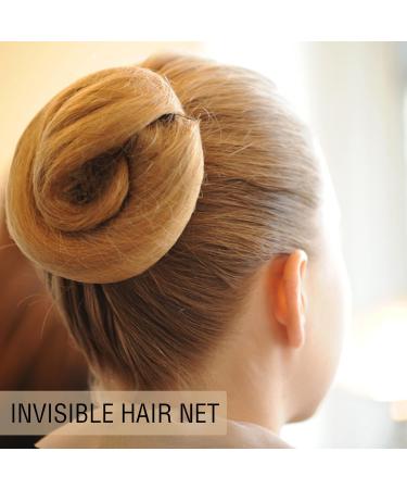 Blonde Ballet Hair Nets 50Pcs with Bobby Pins - Elastic Mesh Bun Nets for Girls Dancer Catering - Buy Online on GoSupps.com
