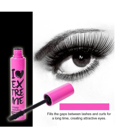 Waterproof 12ml Lash Mascara for Natural Lengthening and Thickening - Long-Lasting, Quick Drying Eyelash Makeup - Buy Online on GoSupps.com