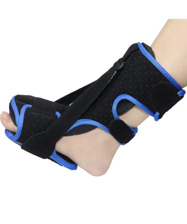 MMPANG Plantar Fasciitis Night Splint  Plantar Fasciitis Brace  Adjustable Elastic Night Splint for Plantar Fasciitis  Heel  Ankle  Arch Foot Pain  Achilles Tendonitis Black 1 Pack