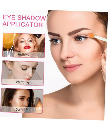 PLAFOPE 100pcs Sponge Eye Emulsion Dual Ended Makeup Brush Plastic Eye Shadow Sponge Stick - Buy Online on GoSupps.com