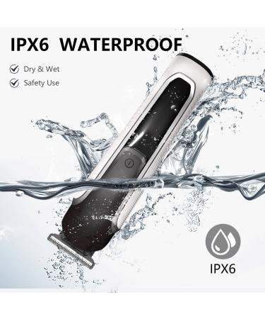 Vexloria Beard Trimmer Men Hair Clippers Men 3-in-1 Men's Grooming Kit with Nose and Ear Trimmer Detail Trimmer IPX6 Waterproof Professional Cordless Hair Clipper with 4 Limit Combs/Gray Black - Buy Online on GoSupps.com