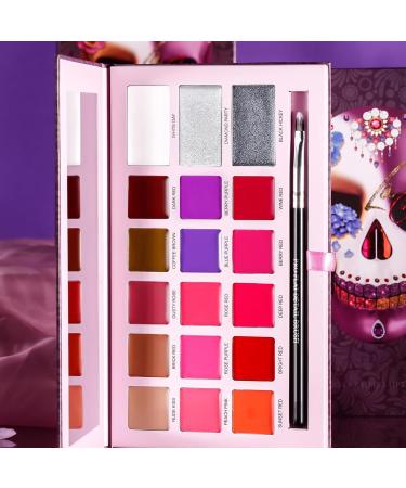  G n rique Lipstick Palette Set Waterproof Makeup Kit 18-Color Long-Lasting Moisturizing Lip Gloss Matte Creamy Colors Palette Collection for Gathering Daily 25g - Buy Online on GoSupps.com