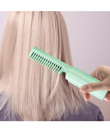 Portable Hair Styling Tool for Women - Adjustable Heat Settings | Green - Compact & Travel-Friendly - Buy Online on GoSupps.com