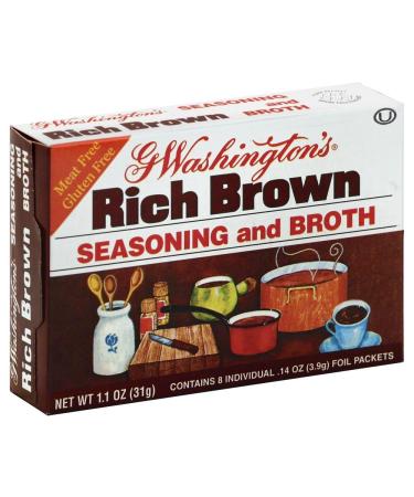 George Washington Rich Brown seasoning and Broth 1.1 OZ (Pack of 3)