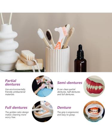 Buy Healvian 4-Piece Toothbrush Cleaning Tools for Dentures & Prosthesis Care - Double Head Cleaner for Optimal Oral Hygiene - Buy Online on GoSupps.com