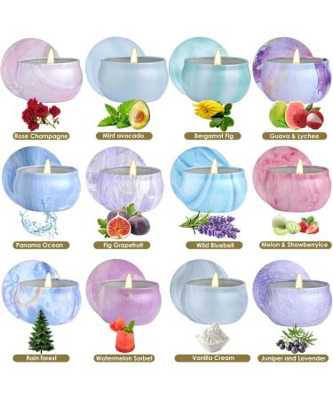Scented Candles Gifts for Women | 12 Pack Aromatherapy Candles for Home | Perfect Gift Set for Christmas Birthdays Mother's Day & Valentine's Day - Buy Online on GoSupps.com