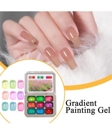 BommFu Gel nail glue kit - 9 colors - Solid natural modeling accessory for beginners colleagues home travel and friends - Buy Online on GoSupps.com