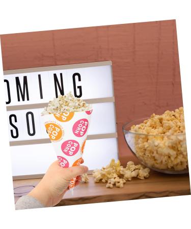 Didiseaon 150 Pcs Popcorn Bag Party Wedding Cone Bags Christmas Gift Bags Cone Treat Bags Popcorn Servings Bags Popcorn Cone Bags Popcorn Cones Bags Clear Goody Bag Child Mini Snack Paper - Buy Online on GoSupps.com