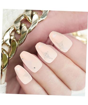 IWOWHERO Nails Decoration 1 Set Nail Patch French Decor Manicure Patches Nail Files Nails for Women Fake Nails French Diy Manicure Supply Nail Embellishments Girl X4 Nail Supplies - Buy Online on GoSupps.com