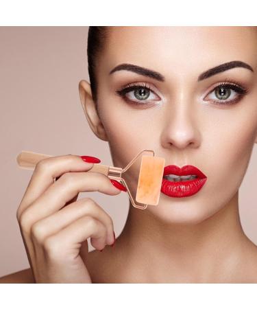 Buy Rose Quartz Face Roller - Facial Beauty Roller for Relaxation & Massage - Perfect for Face Eyes Neck & Body - Buy Online on GoSupps.com