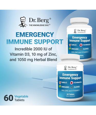 Dr. Berg Nutritionals Emergency Immune Support - 60 Tablets - Buy Online on GoSupps.com