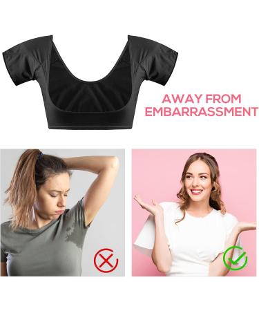 Milist Women's Armpit Pads - Absorbent Sweat Pads for Stains & Odor | Breathable & Comfortable Forearm Pads (M 1 Pack Black) - Buy Online on GoSupps.com