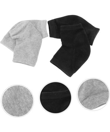Mikinona 2 Pairs Gel Heel Socks Foot Lotion Spa Socks Sleep Spa Socks Gel Moisturising Socks Heel Repair Socks Moisturizing Feet Sock No Slip Spa Socks Gel Ankle Socks Gel Lining Cotton - Buy Online on GoSupps.com