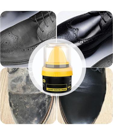 Evember 2 Colors Shoe Polish Leather Repair Cream Leather Cream Shoe Polish Cream Shoe Polish Leather Repair Cream Liquid Shoe Care Shoe Cream With Sponge Applicator Intensive Leather Care Nourishing 1pcs black - Buy Online on GoSupps.com