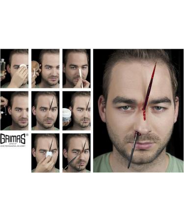 GRIMAS Skin Wax/Derma Wax Professional Modelling Wax for Designing Halloween Wounds Injuries Scars Deformation and More Elastic Highly Realistic (60 ml) skin-coloured - Buy Online on GoSupps.com