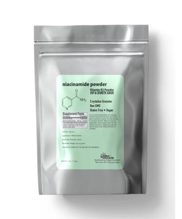 Pure Niacinamide Powder for Skin Care (Vitamin B3) DIY Niacinamide Serum Niacin Powder (4 Ounce / 113 Gram) Cosmetic Grade 4 Ounce (Pack of 1)