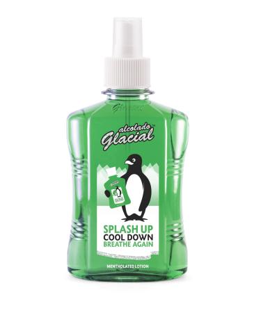 Alcolado Glacial Mentholated Splash Lotion Spray Bottle - After Shave & Sore Muscle Relief | Soothe Aches Reduce Swelling | Refreshing Cooling Down Lotion 4.2 oz