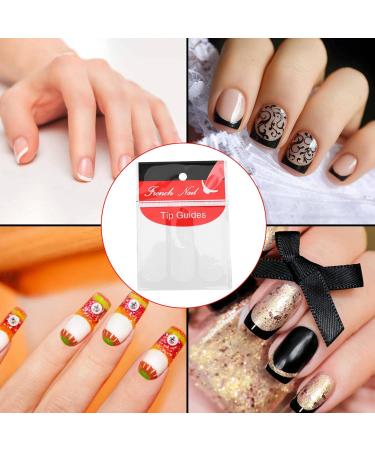 GRARRO 6 Pack Of 48 Nail Art French Manicure Tip Guides Stickers - Buy Online on GoSupps.com