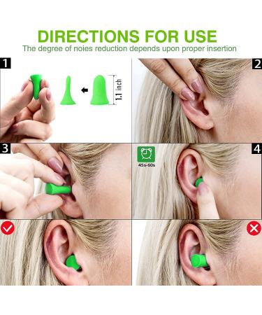 60 Pairs Ultra Soft Foam Earplugs | 35dB Noise Cancelling Ear Plugs for Sleeping, Shooting & Travel - Buy Online on GoSupps.com