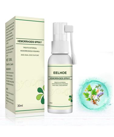 Natural Herbal Hemorrhoids Spray Hemorrhoids Treatment Hemorrhoids Itching Alleviating Spray Hemorrhoids Spray for Fissures Bleeding Anal Discomfort Natural and Fast Pain Relief Spray