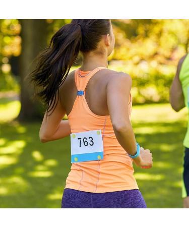 Running Bib Clips Fasteners - Marathon & Triathlon Race Number Buckle Holder - Mixed Colors - Buy Online on GoSupps.com